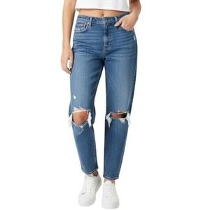 Abercrombie & Fitch Jeans Womens 31 Long Blue 90s Straight Ultra High Rise Rural